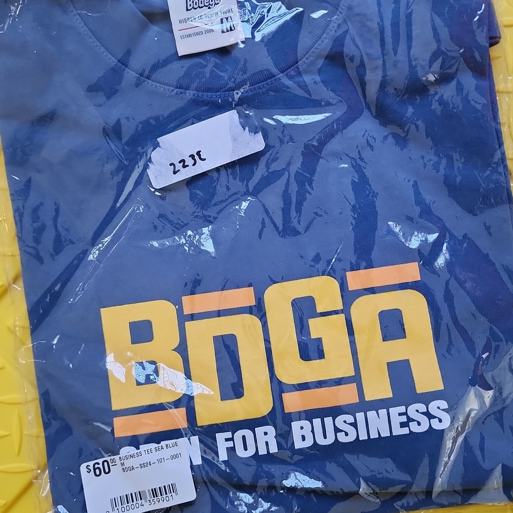 BDGA Men's Blue Business Tee